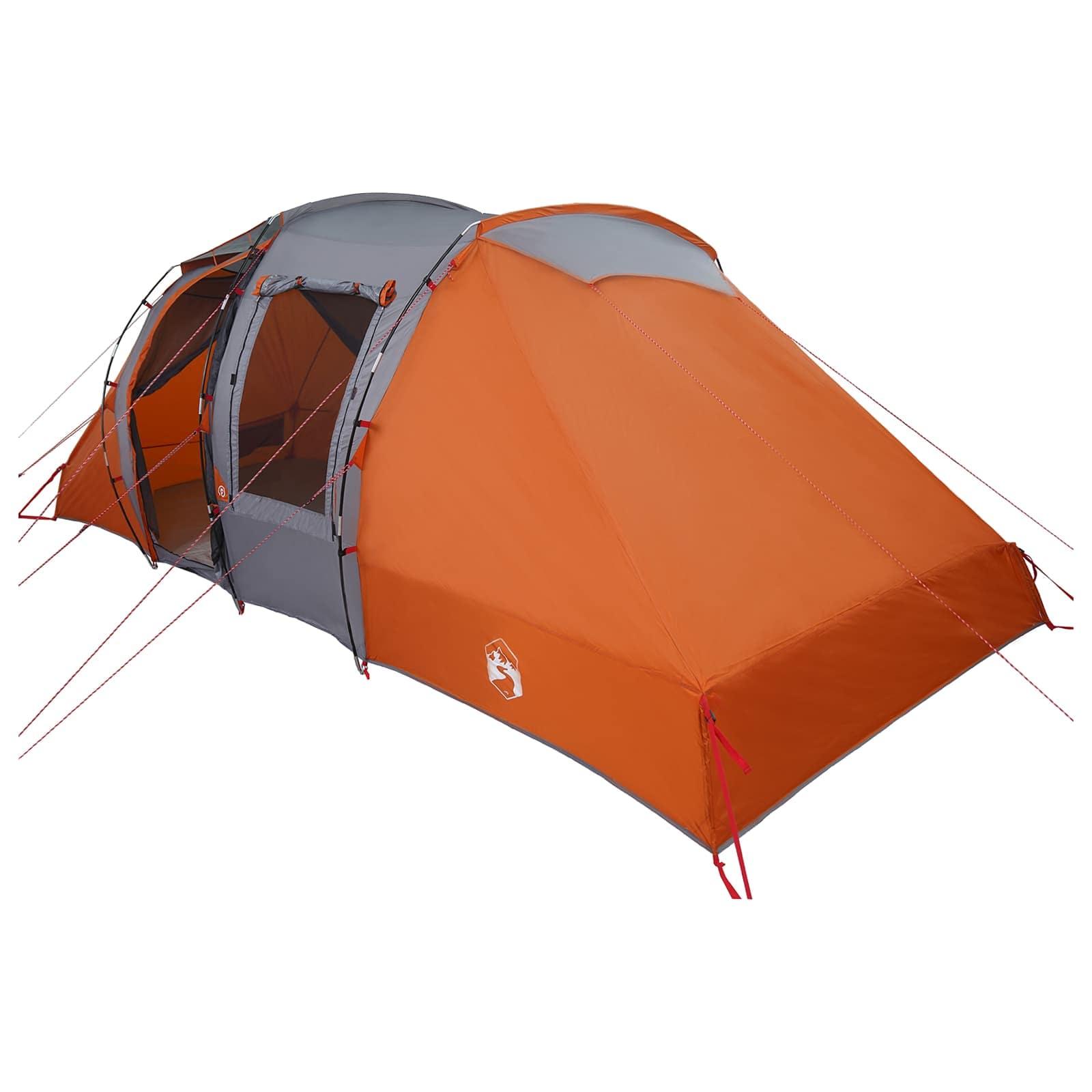 vidaXL Instant Tent 524 x 232 x 192 cm Grey and Orange