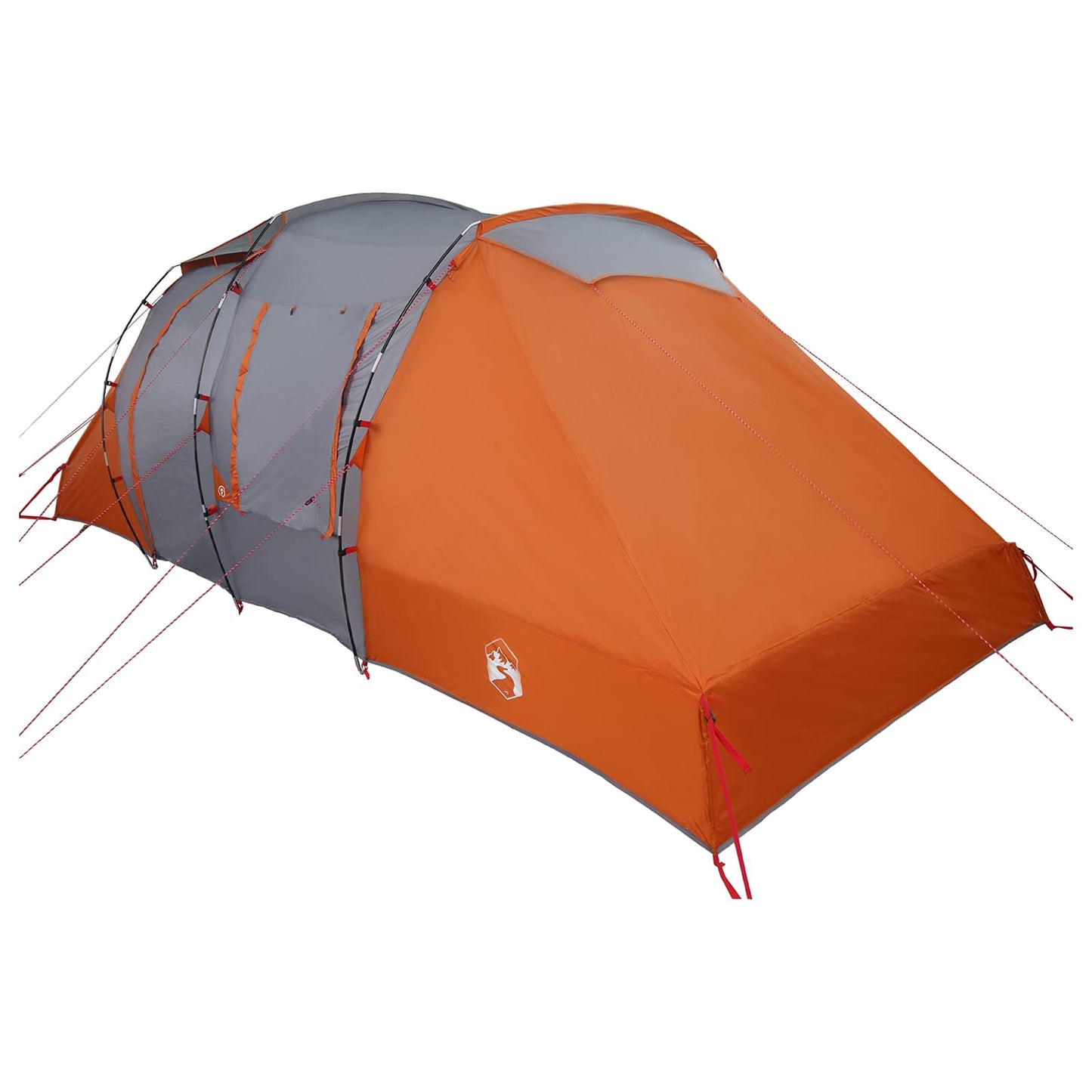 vidaXL Instant Tent 524 x 232 x 192 cm Grey and Orange