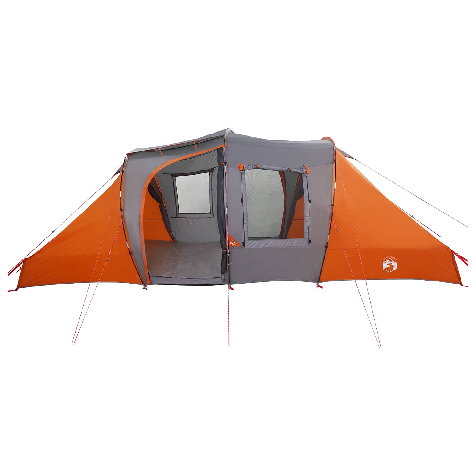 vidaXL Instant Tent 524 x 232 x 192 cm Grey and Orange