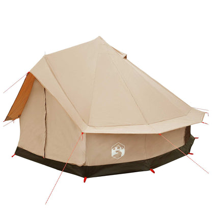 vidaXL Family Tent Cream 6-Person Polycotton