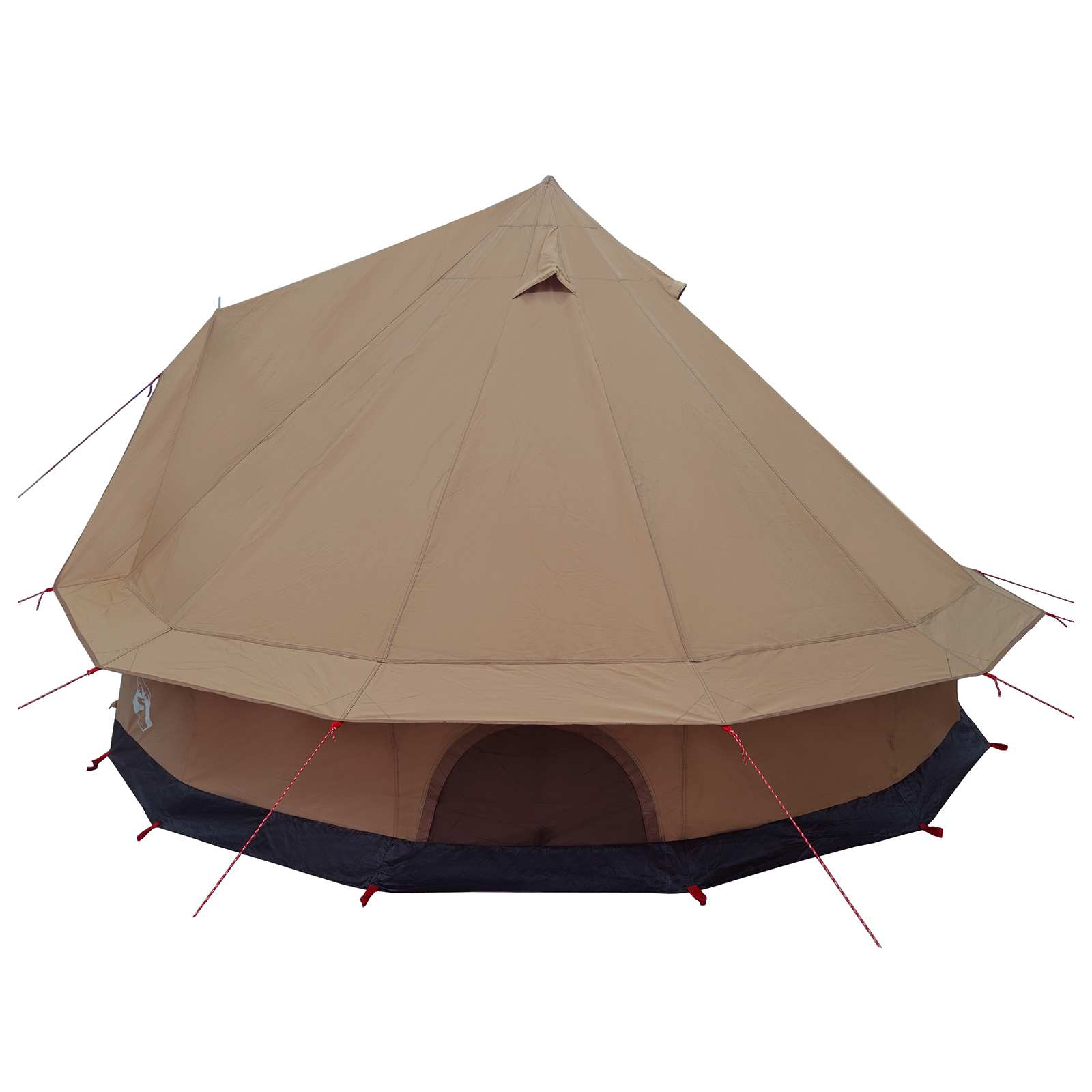 vidaXL Family Tent Brown 6-Person Polycotton