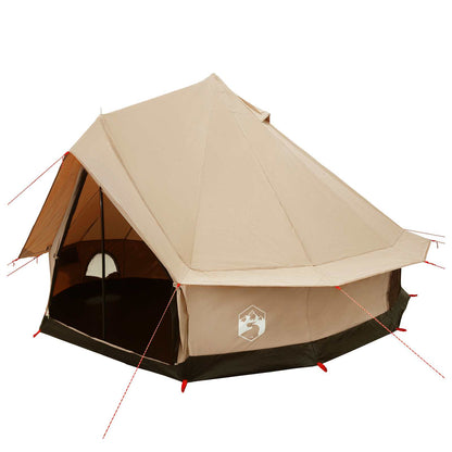 vidaXL Family Tent Cream 8-Person Polycotton