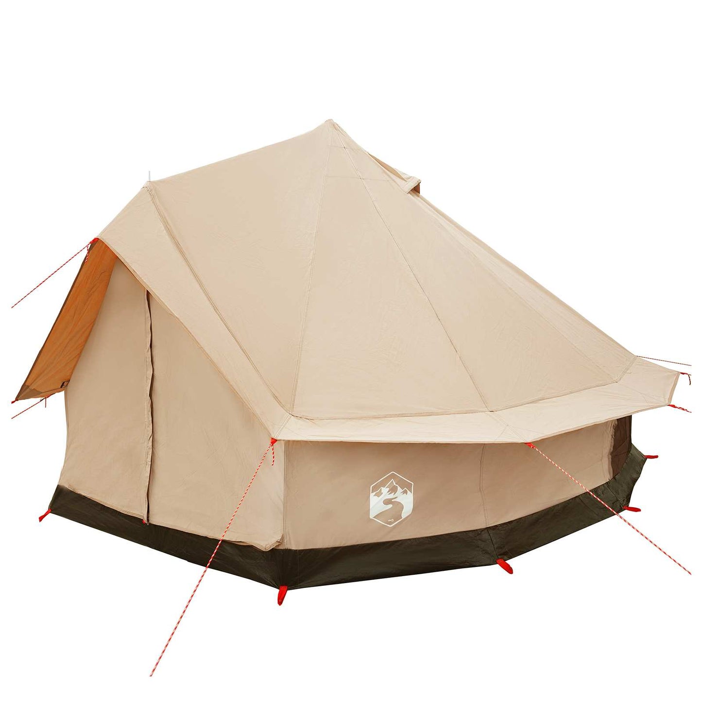 vidaXL Family Tent Cream 8-Person Polycotton
