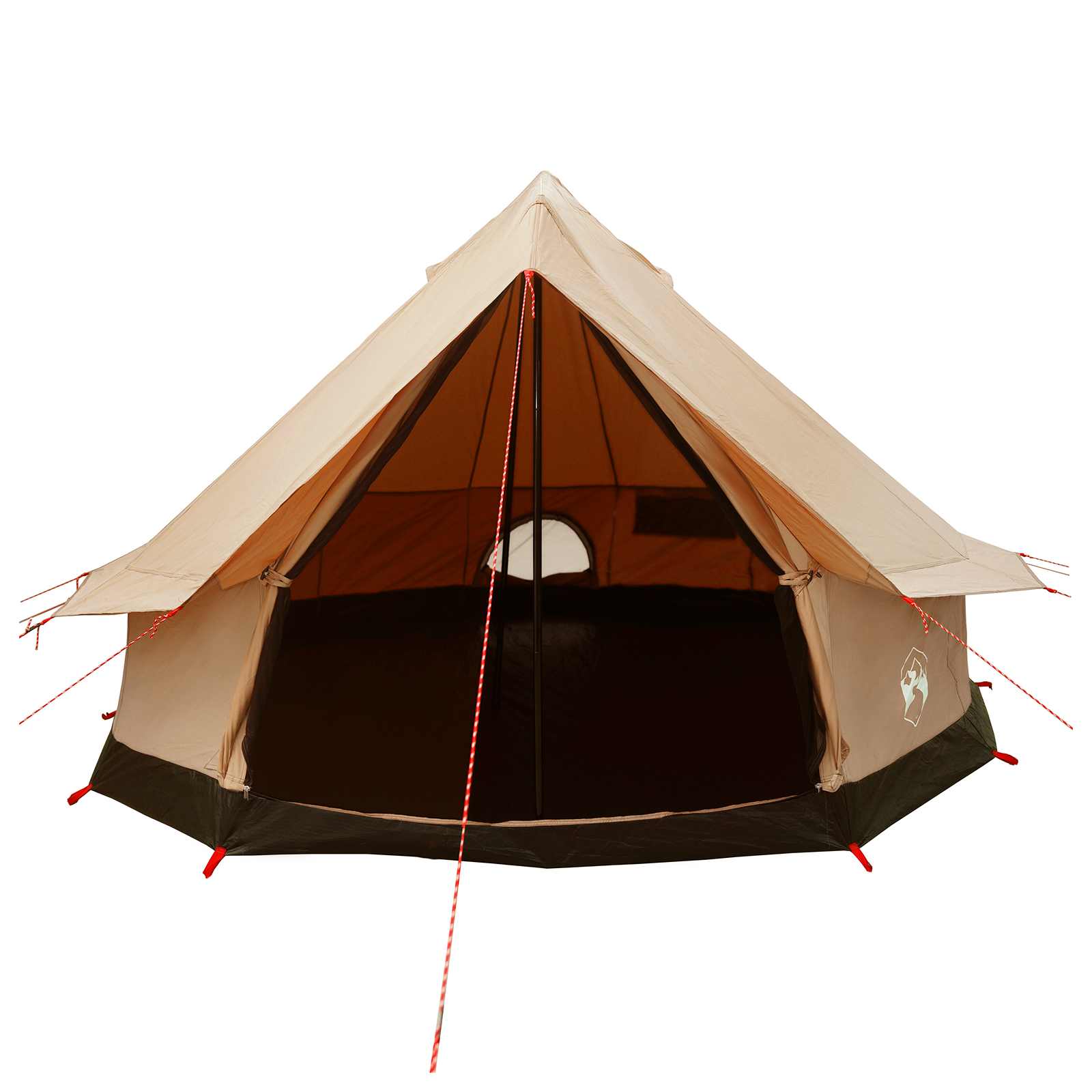 vidaXL Family Tent Cream 8-Person Polycotton