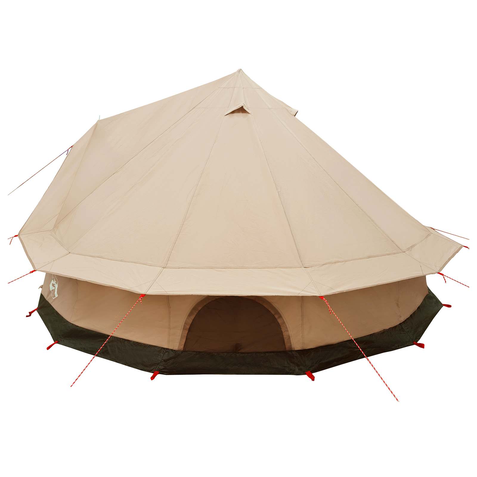 vidaXL Family Tent Cream 8-Person Polycotton