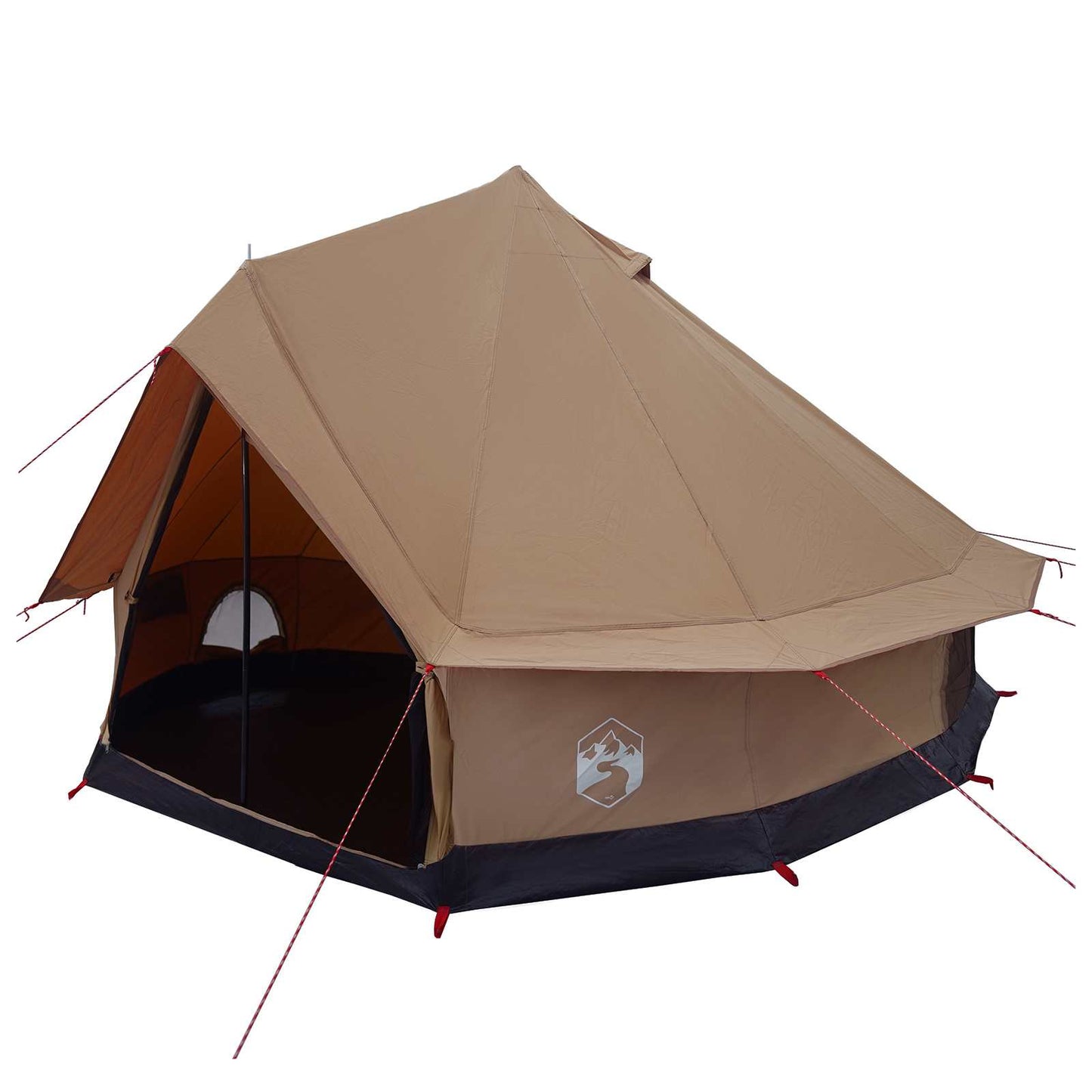 vidaXL Family Tent Brown 8-Person Polycotton
