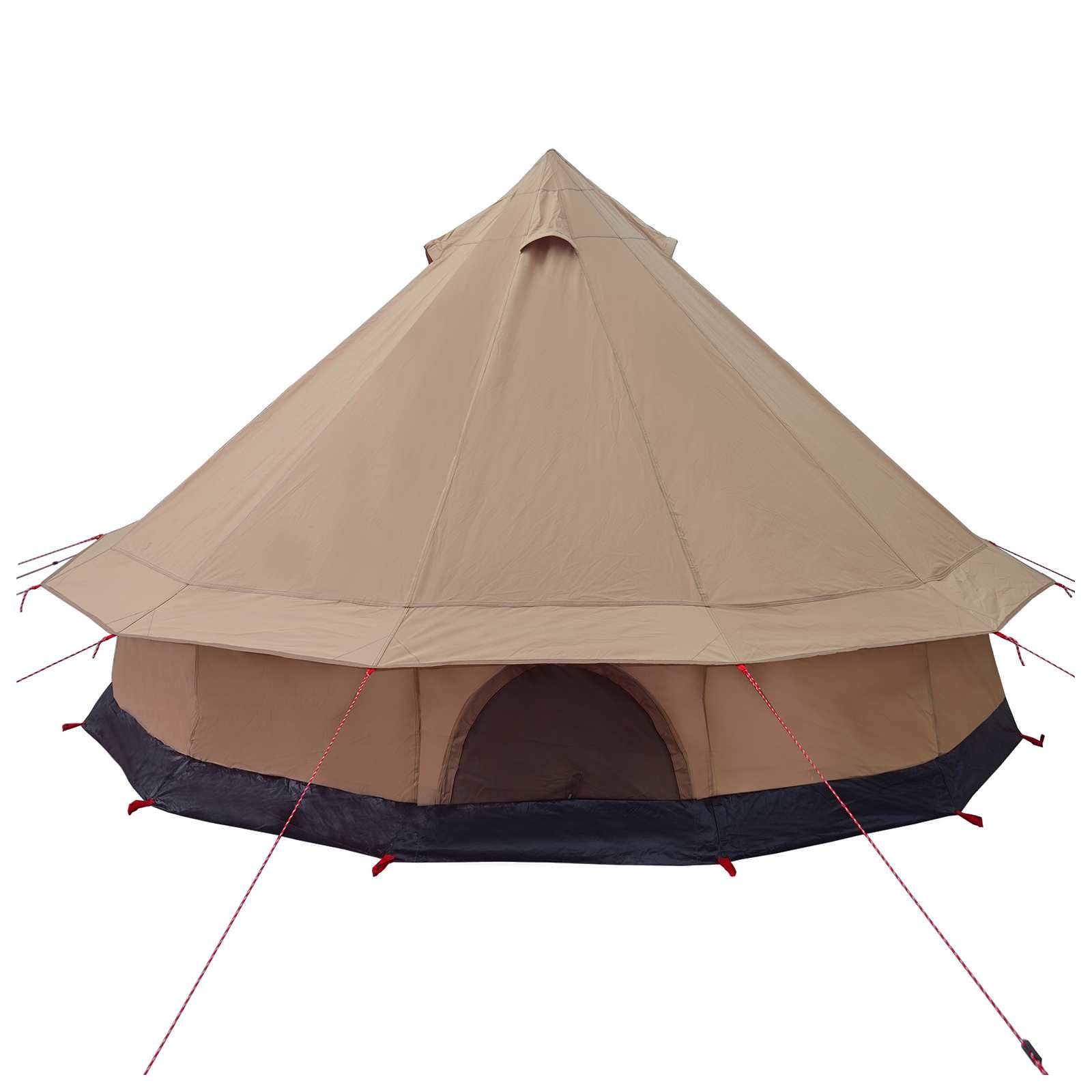 vidaXL Family Tent Brown 8-Person Polycotton