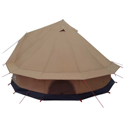 vidaXL Family Tent Brown 8-Person Polycotton