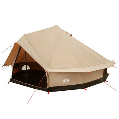 vidaXL Family Tent 10-Person Cream Polycotton