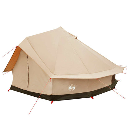 vidaXL Family Tent 10-Person Cream Polycotton