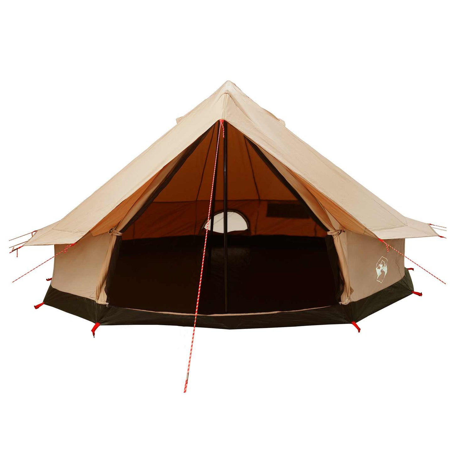 vidaXL Family Tent 10-Person Cream Polycotton
