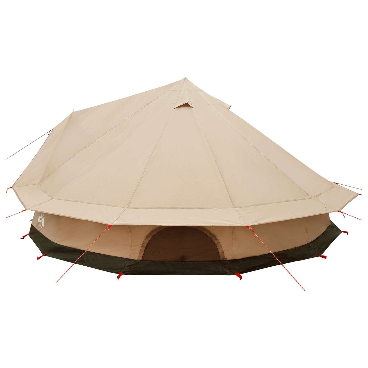 vidaXL Family Tent 10-Person Cream Polycotton