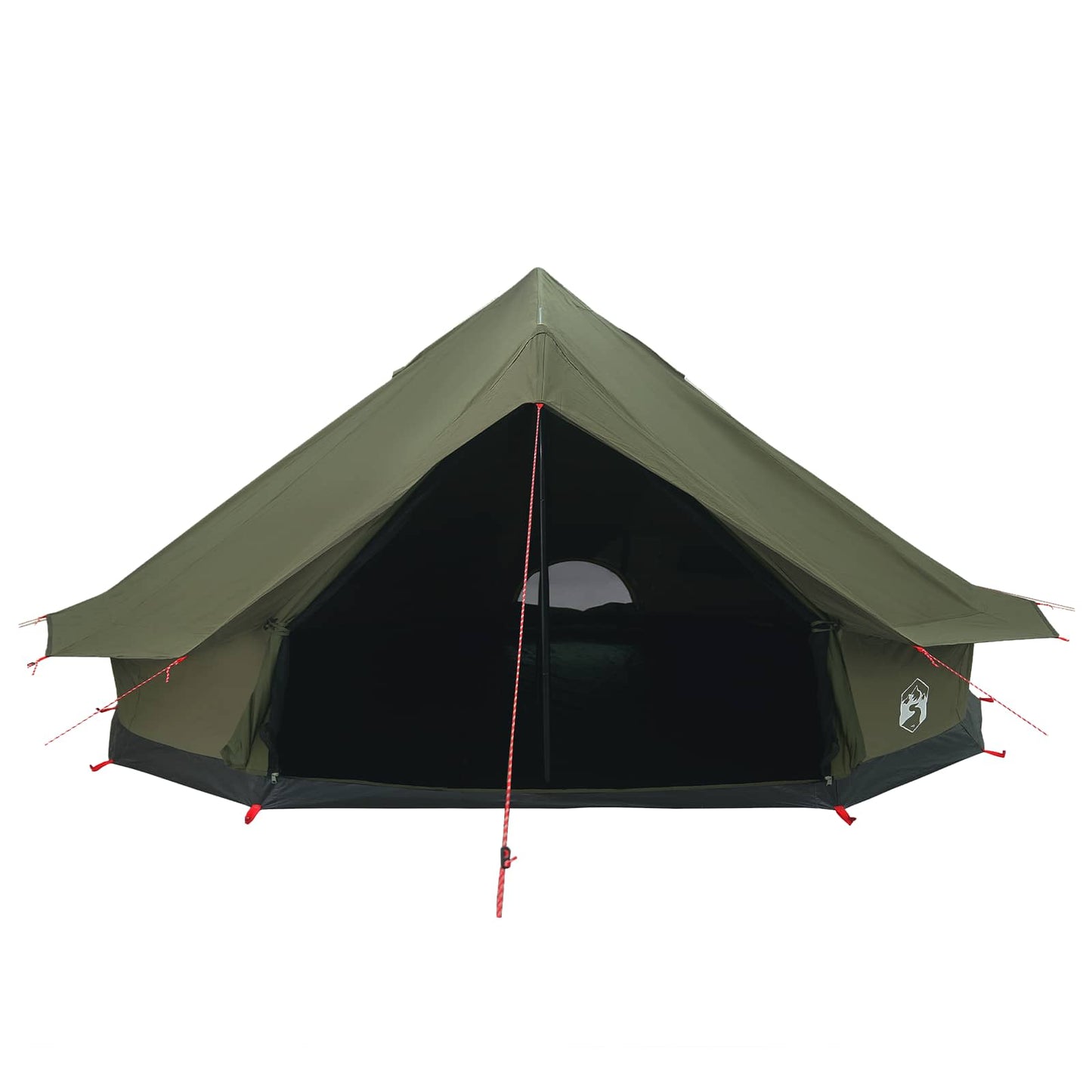 vidaXL Family Tent 10-Person Army Green Polycotton