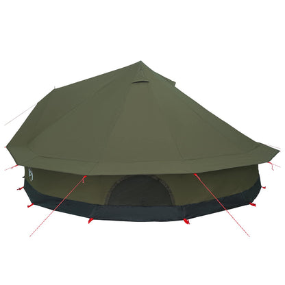 vidaXL Family Tent 10-Person Army Green Polycotton