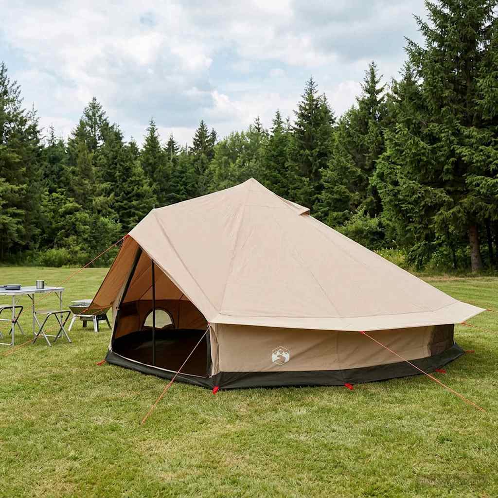 vidaXL Family Tent Cream 12-Person Polycotton