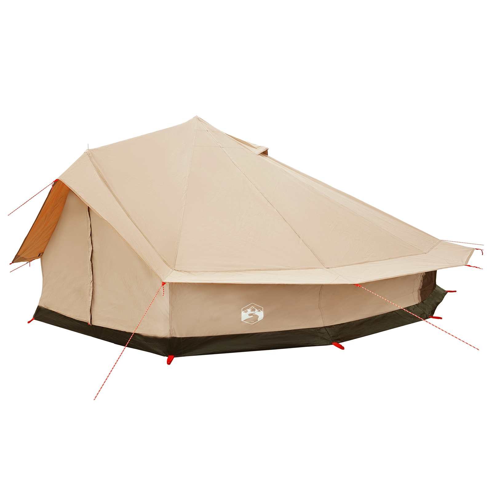 vidaXL Family Tent Cream 12-Person Polycotton