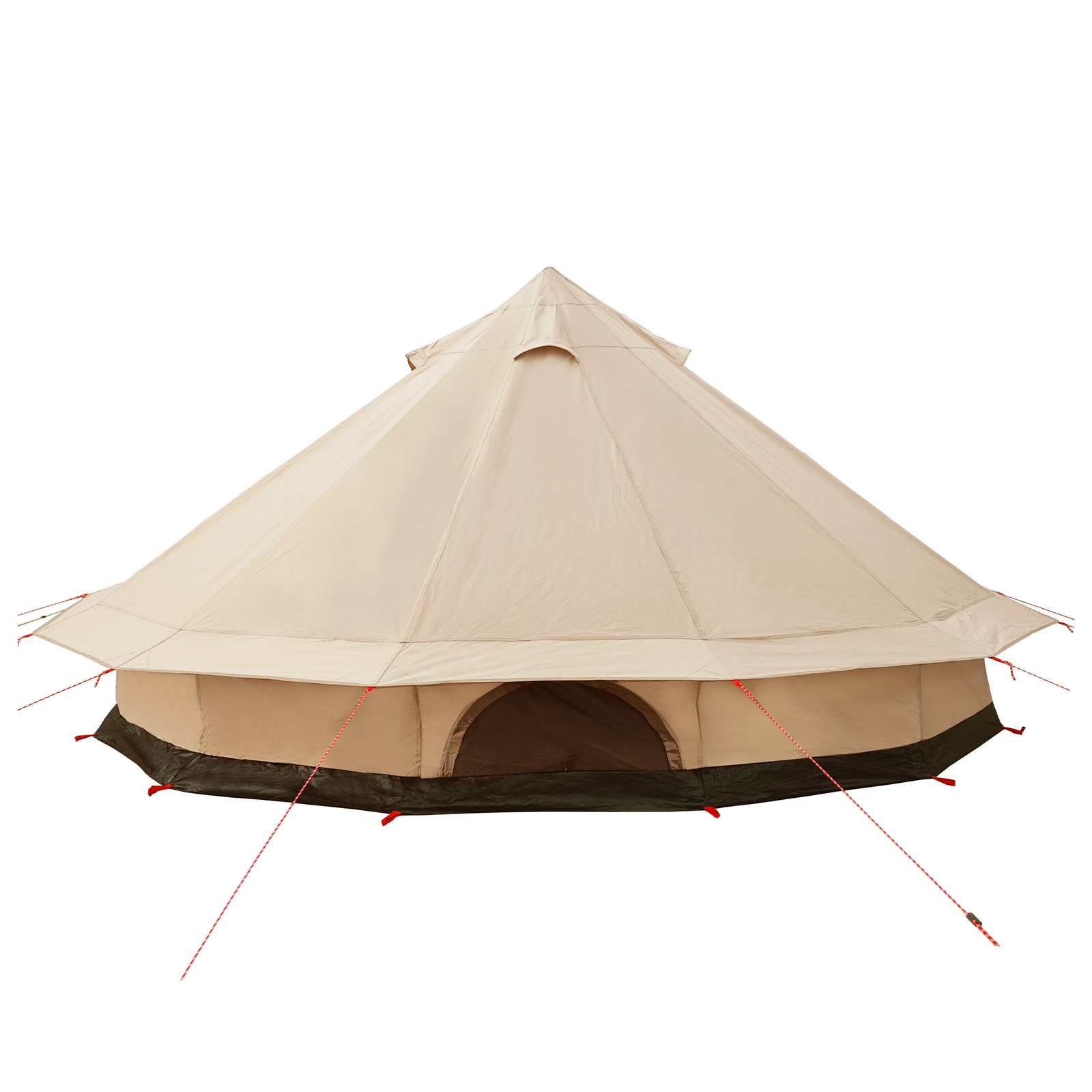 vidaXL Family Tent Cream 12-Person Polycotton