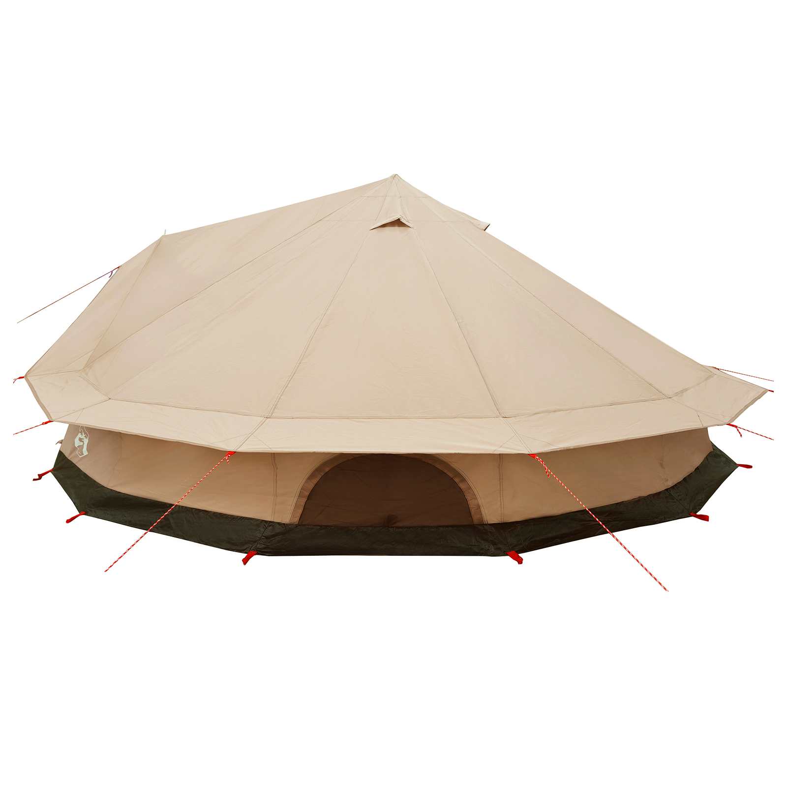 vidaXL Family Tent Cream 12-Person Polycotton