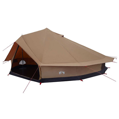 vidaXL Family Tent Brown 12-Person Polycotton