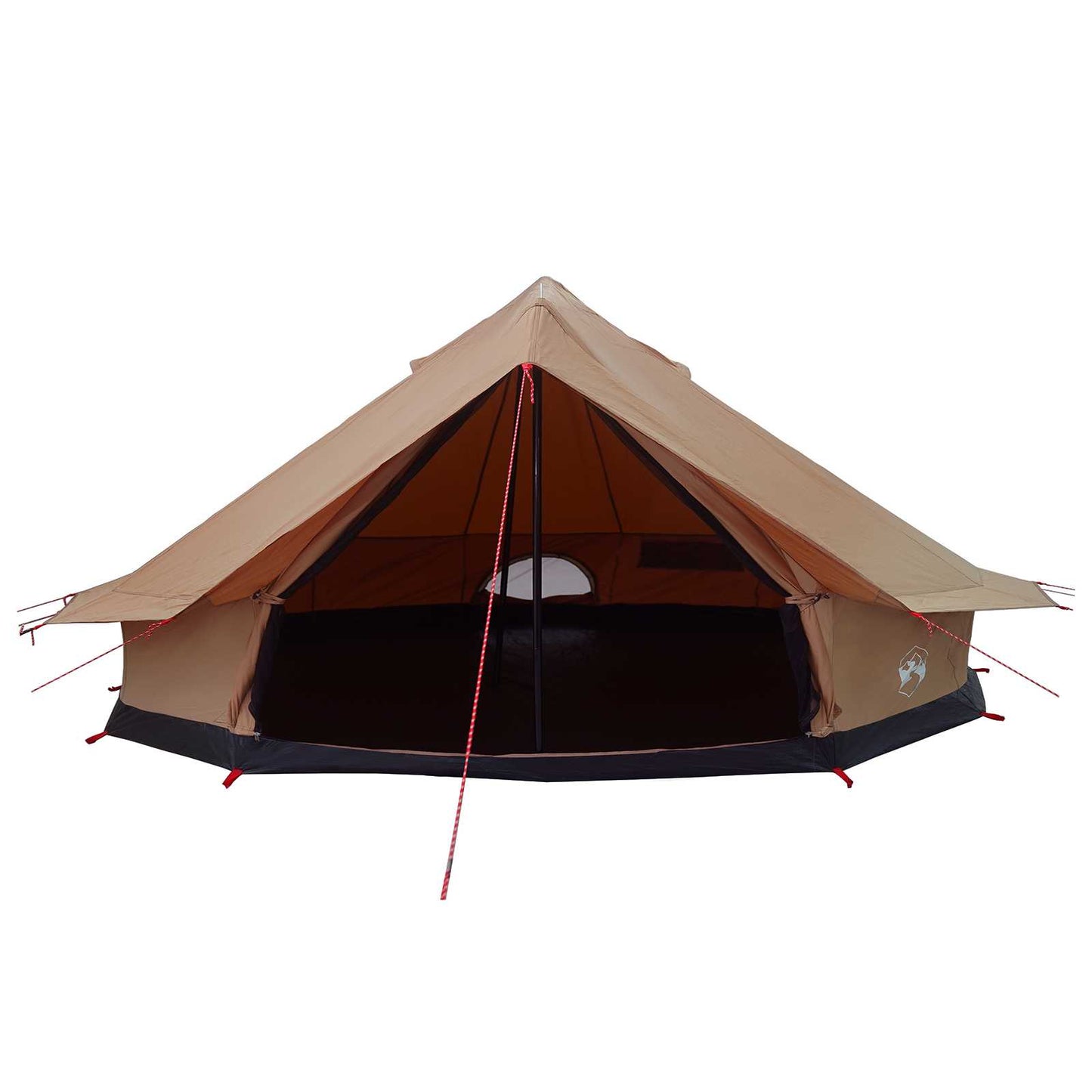 vidaXL Family Tent Brown 12-Person Polycotton