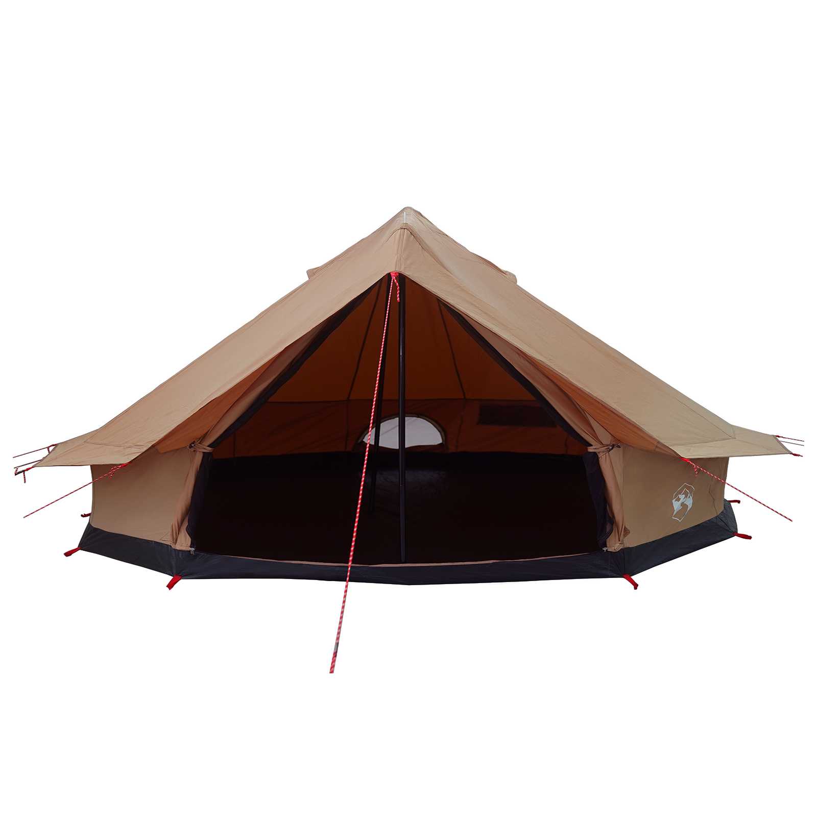 vidaXL Family Tent Brown 12-Person Polycotton