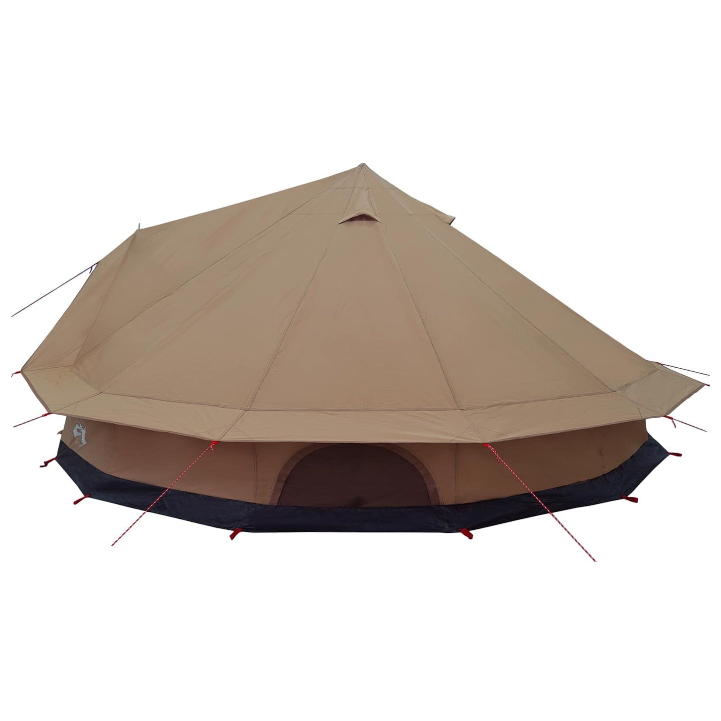 vidaXL Family Tent Brown 12-Person Polycotton