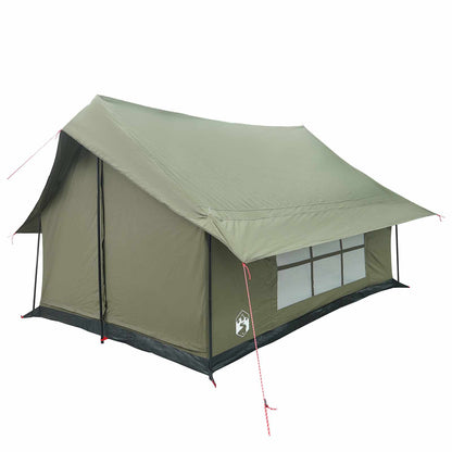 vidaXL Cabin Tent Army Green 340 x 246 x 210 cm Polycotton