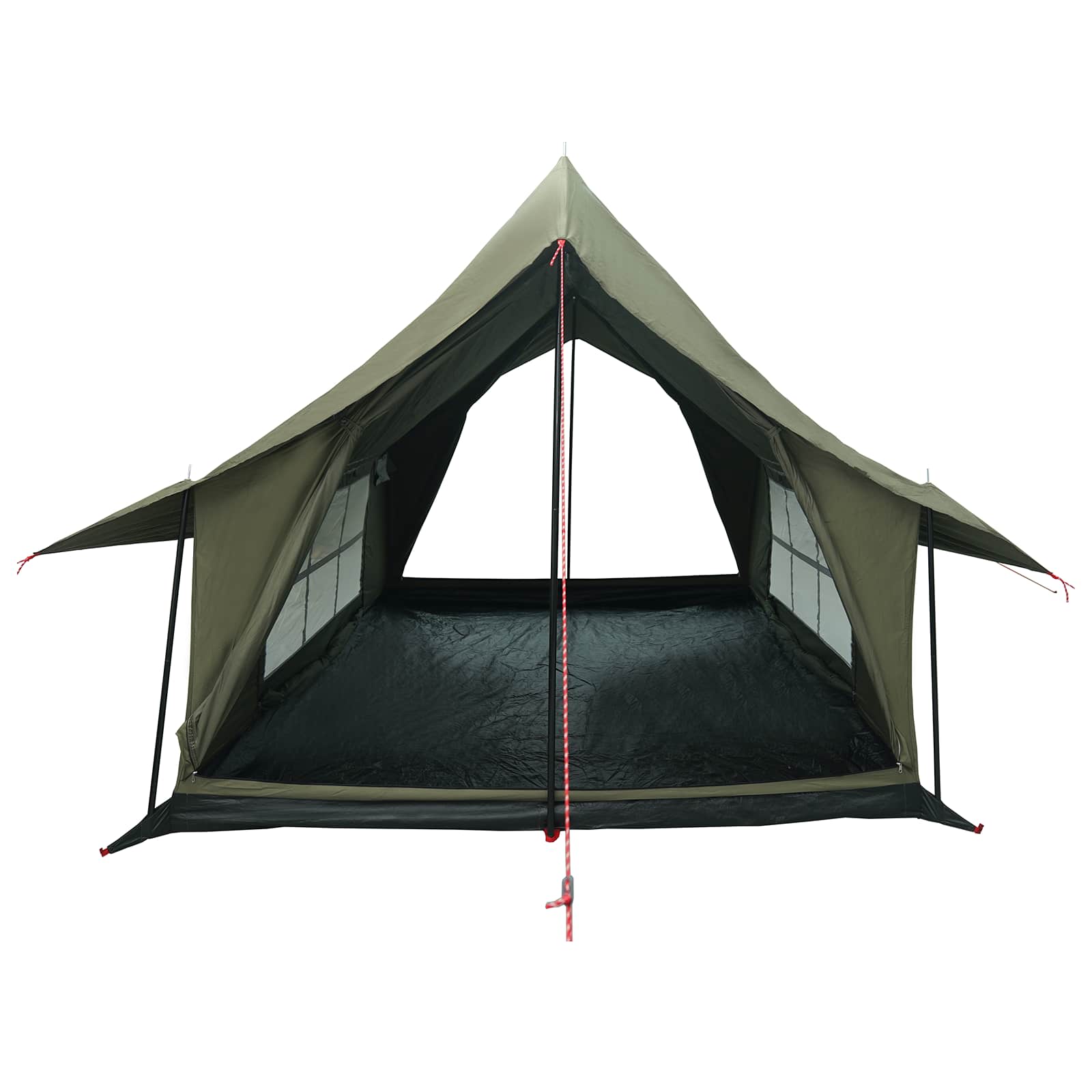 vidaXL Cabin Tent Army Green 340 x 246 x 210 cm Polycotton