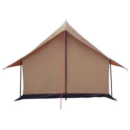 vidaXL Cabin Tent Brown 340 x 246 x 210 cm Polycotton