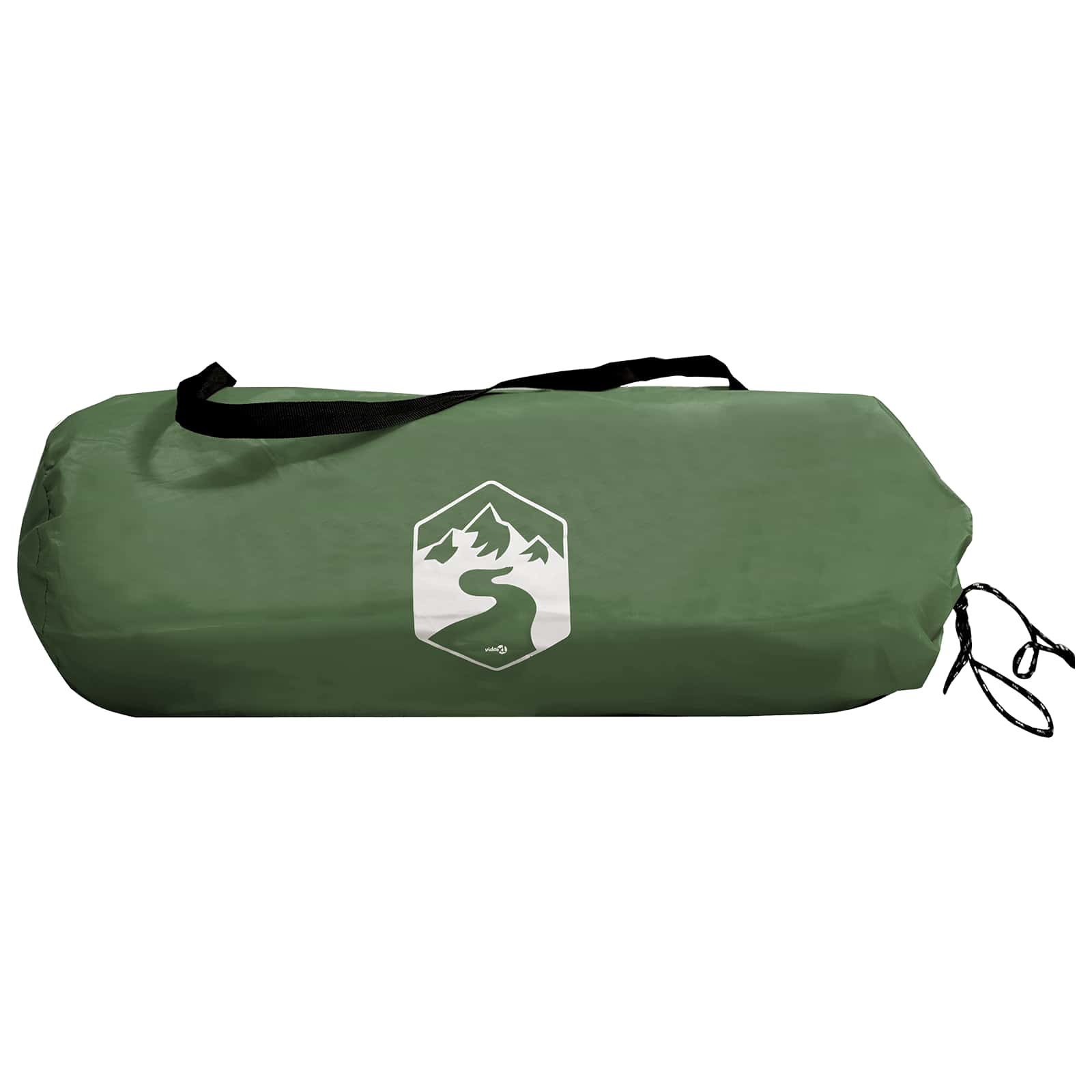 vidaXL Backpacking Tent 4-Person Green 185T Polyester with PU Coating - 40273