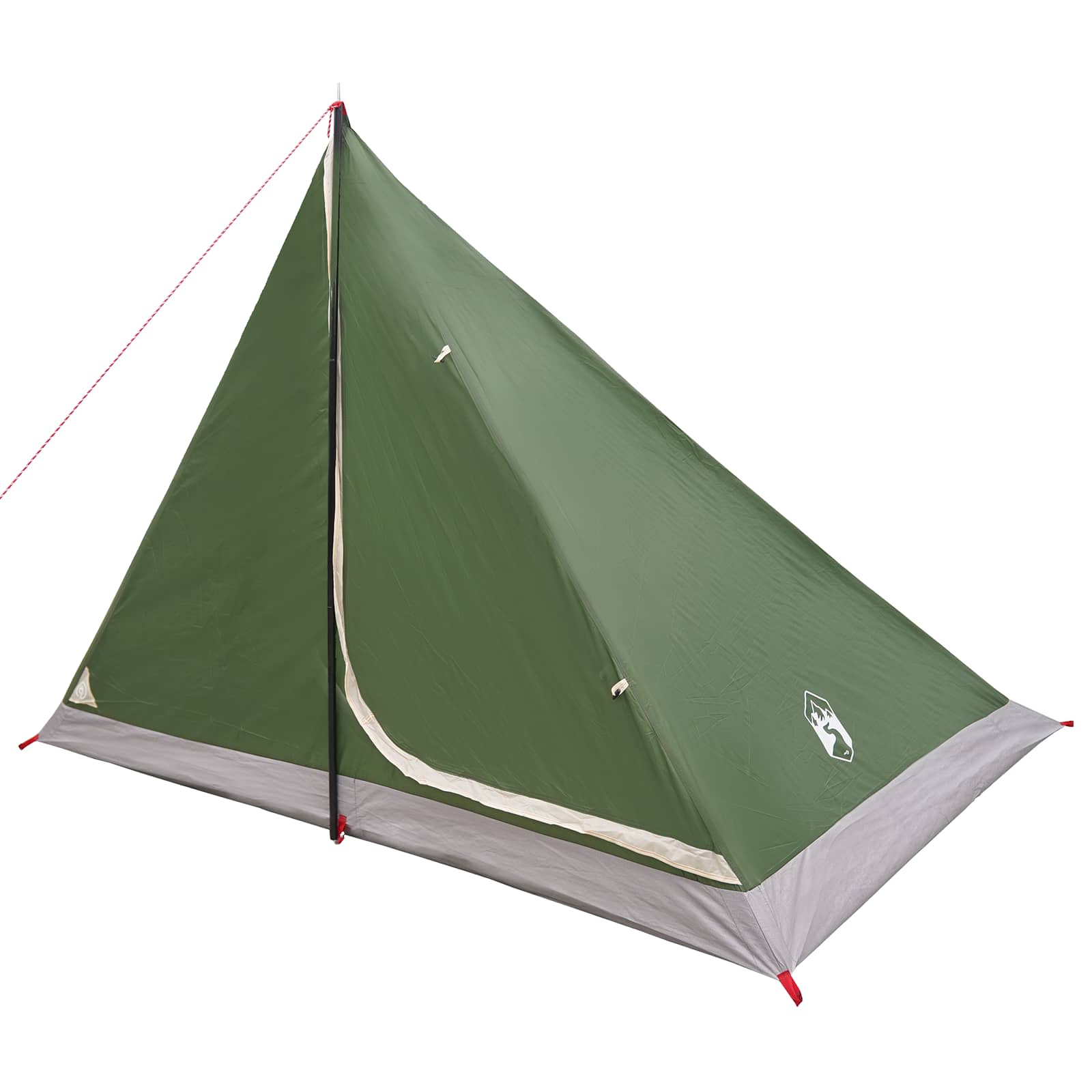 vidaXL Backpacking Tent 4-Person Green 185T Polyester with PU Coating - 40273