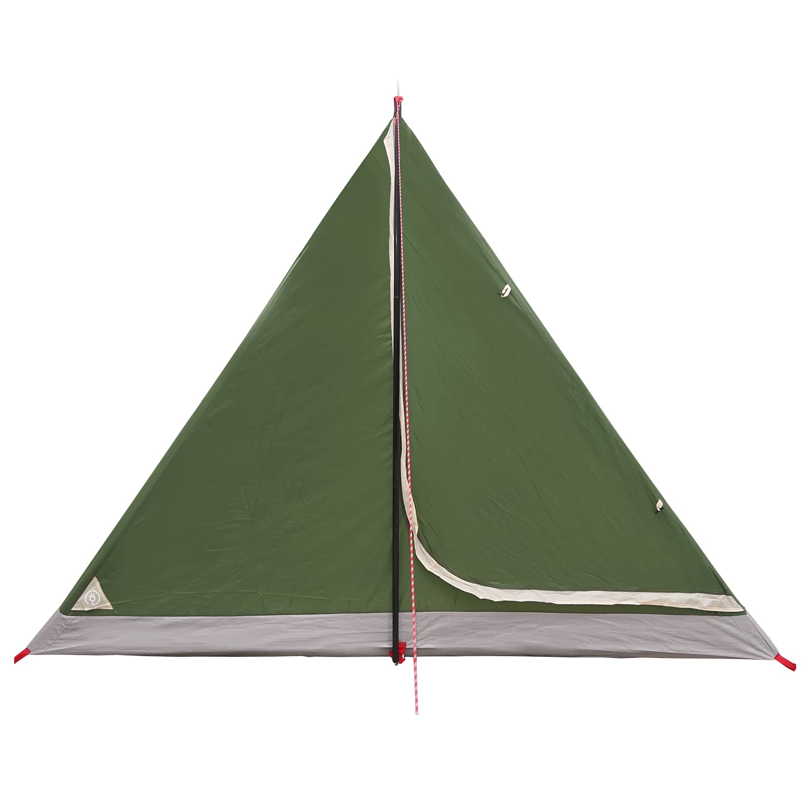 vidaXL Backpacking Tent 4-Person Green 185T Polyester with PU Coating - 40273