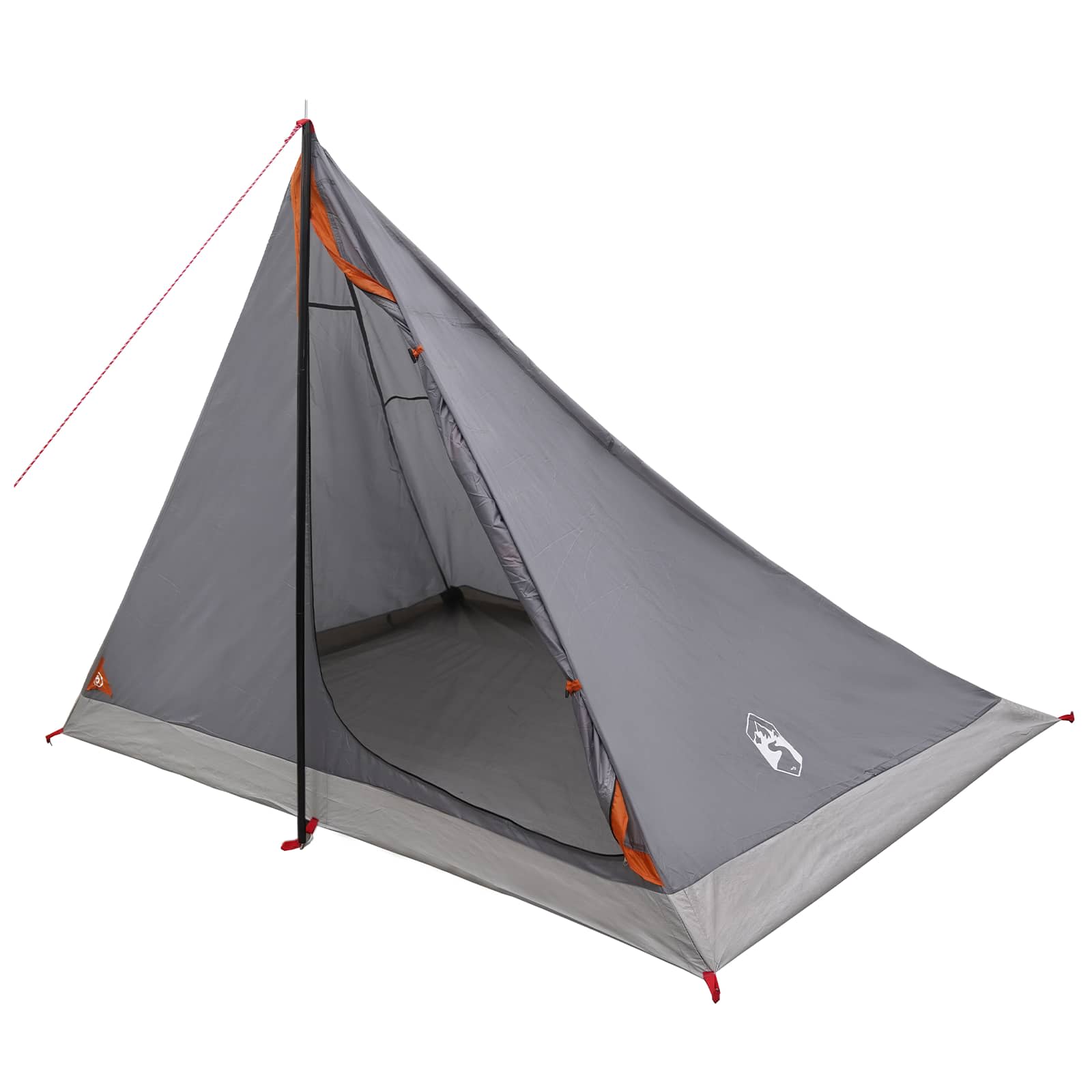 vidaXL Backpacking Tent 4-Person Grey and Orange - 40284