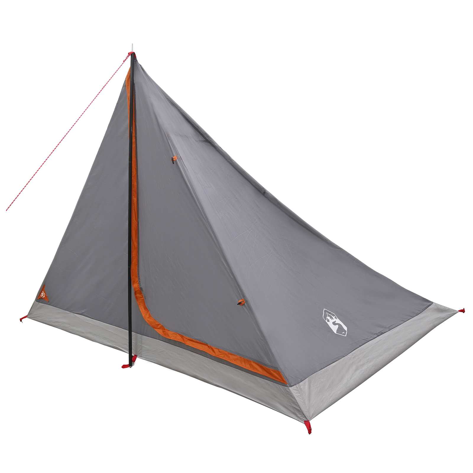 vidaXL Backpacking Tent 4-Person Grey and Orange - 40284