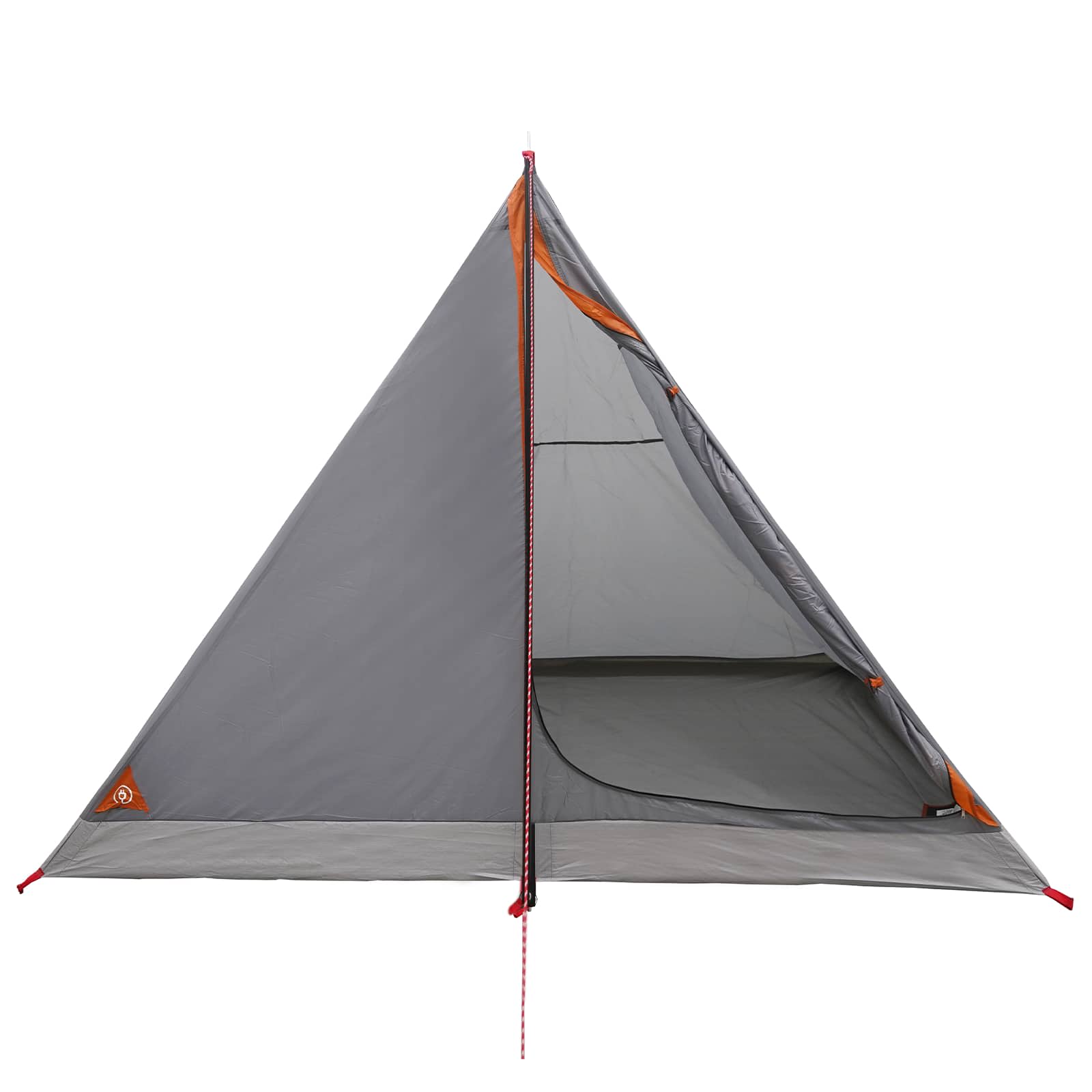 vidaXL Backpacking Tent 4-Person Grey and Orange - 40284