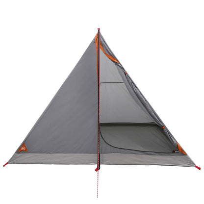 vidaXL Backpacking Tent 4-Person Grey and Orange - 40284