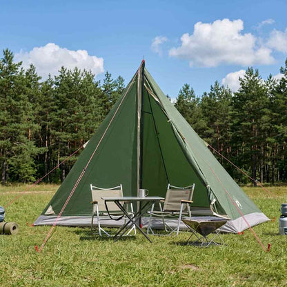 vidaXL Backpacking Tent 2-Person Green 185T Polyester with PU Coating - 40288