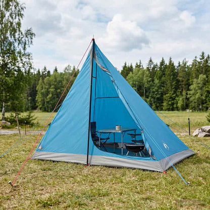 vidaXL Backpacking Tent 2-Person Blue 185T Polyester with PU Coating - 40297