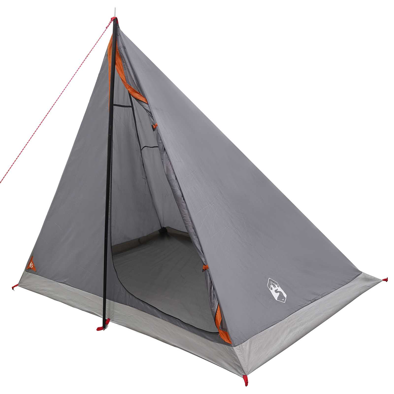 vidaXL Backpacking Tent 2-Person Grey and Orange - 40302