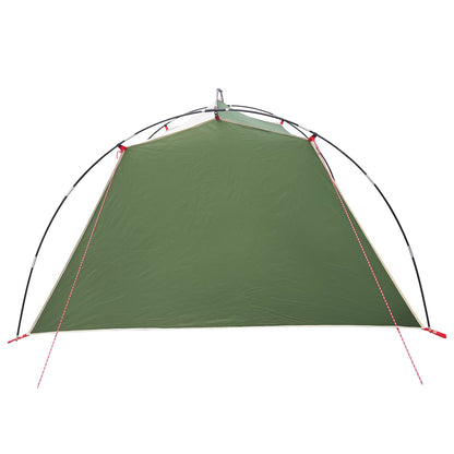 vidaXL Tunnel Tent 4-Person Green 185T Polyester with PU Coating