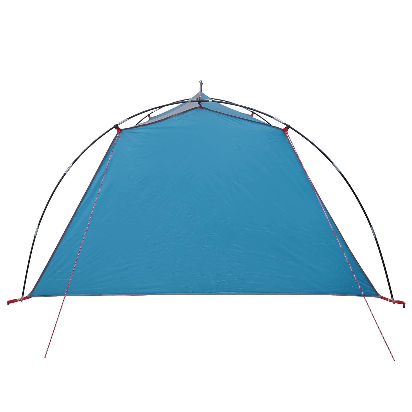 vidaXL Tunnel Tent 4-Person Blue 185T Polyester with PU Coating