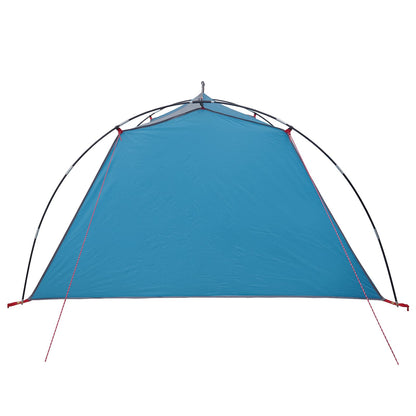vidaXL Tunnel Tent 4-Person Blue 185T Polyester with PU Coating