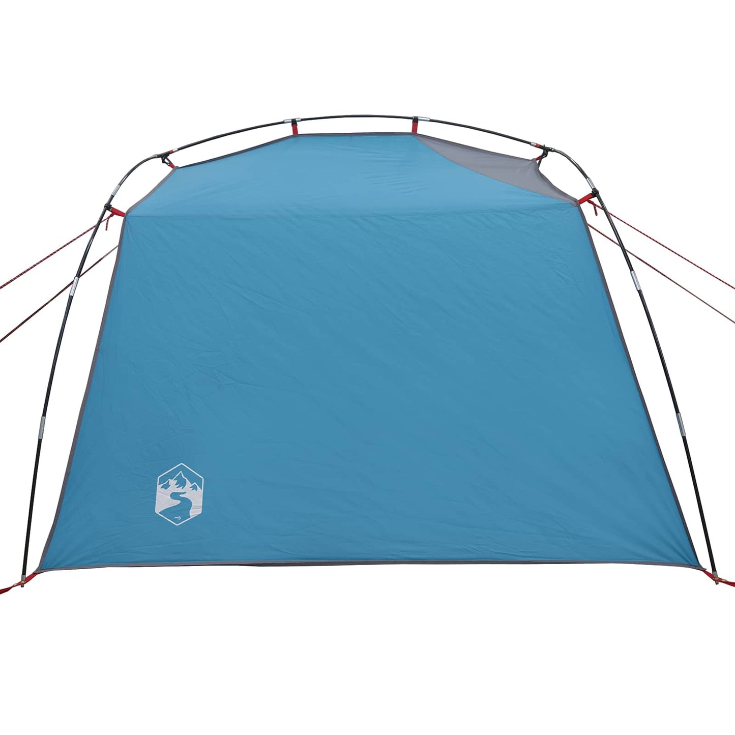 vidaXL Tunnel Tent 4-Person Blue 185T Polyester with PU Coating