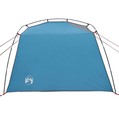 vidaXL Tunnel Tent 4-Person Blue 185T Polyester with PU Coating