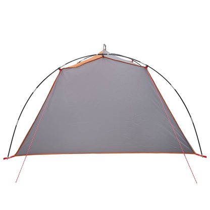 vidaXL Tunnel Tent 4-Person Grey and Orange