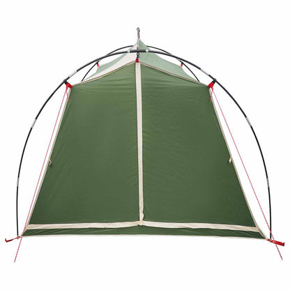 vidaXL Tunnel Tent 2-Person Green 185T Polyester with PU Coating