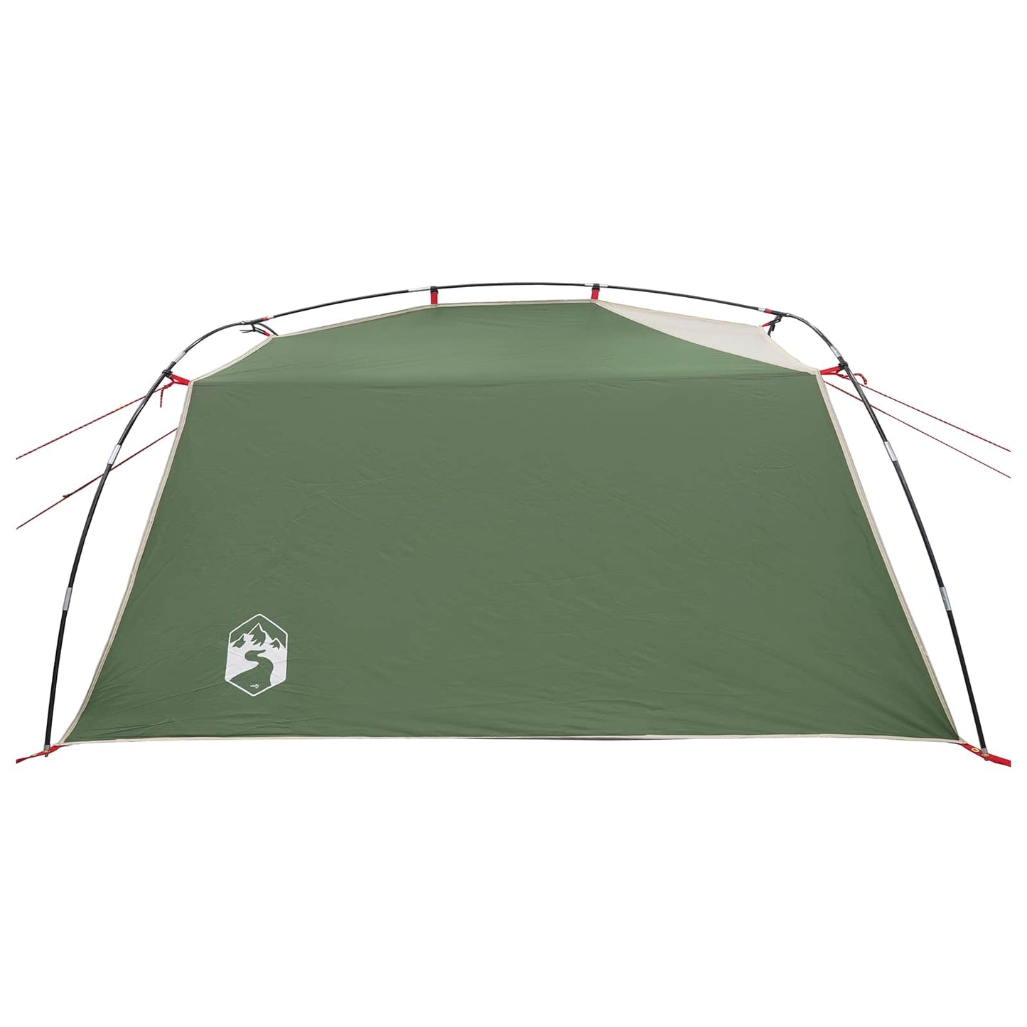 vidaXL Tunnel Tent 2-Person Green 185T Polyester with PU Coating