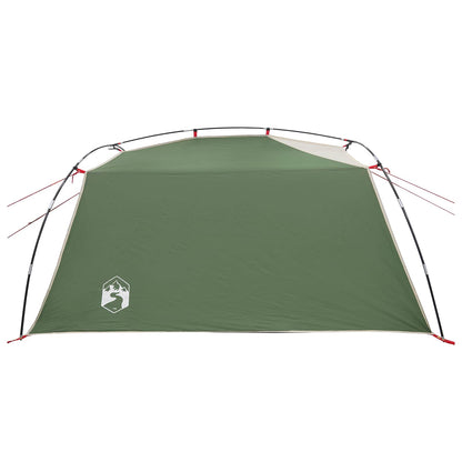 vidaXL Tunnel Tent 2-Person Green 185T Polyester with PU Coating