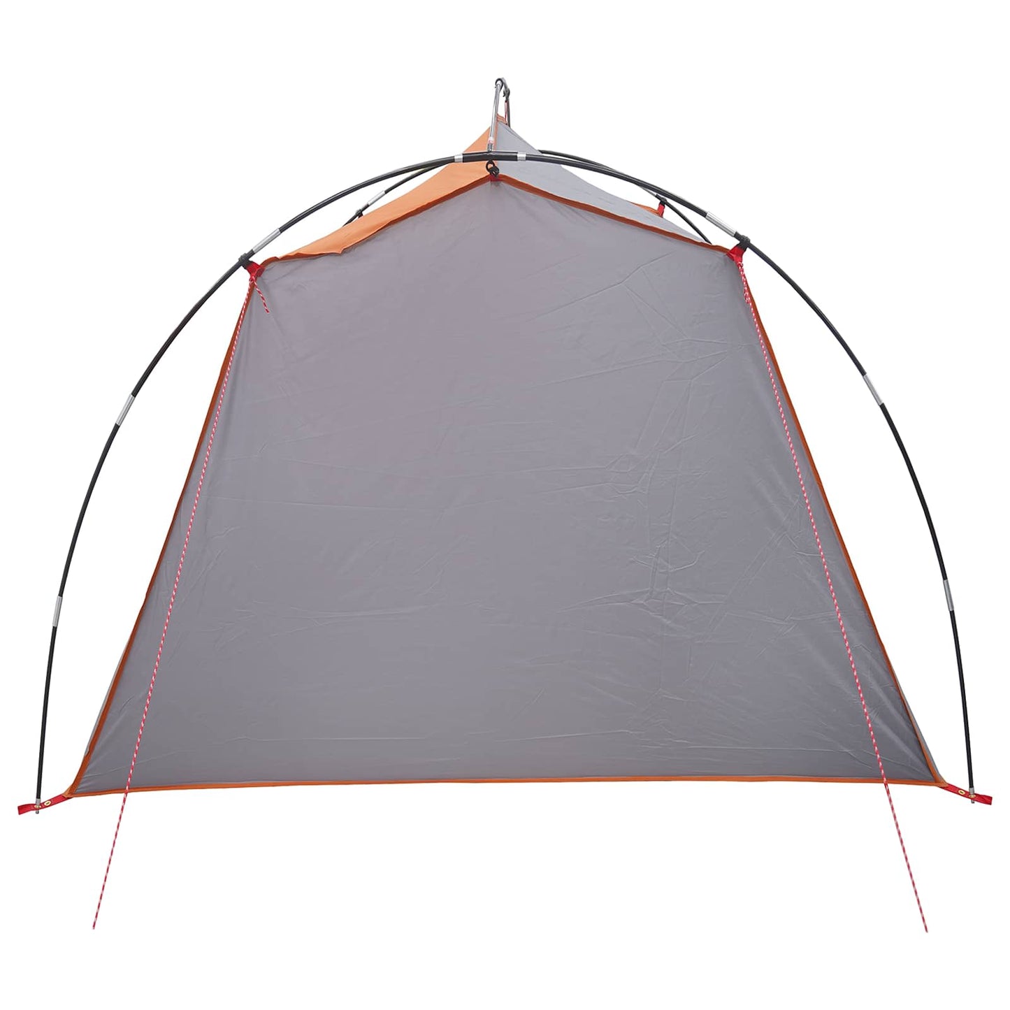 vidaXL Tunnel Tent 2-Person Grey and Orange