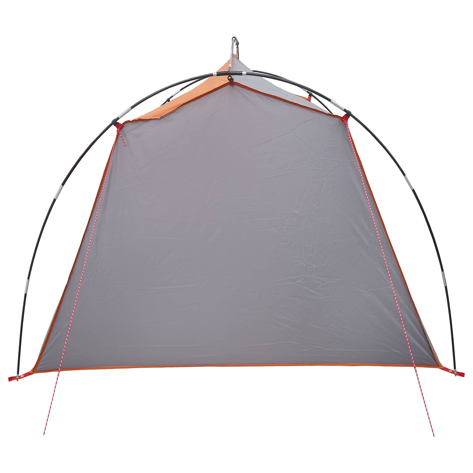 vidaXL Tunnel Tent 2-Person Grey and Orange